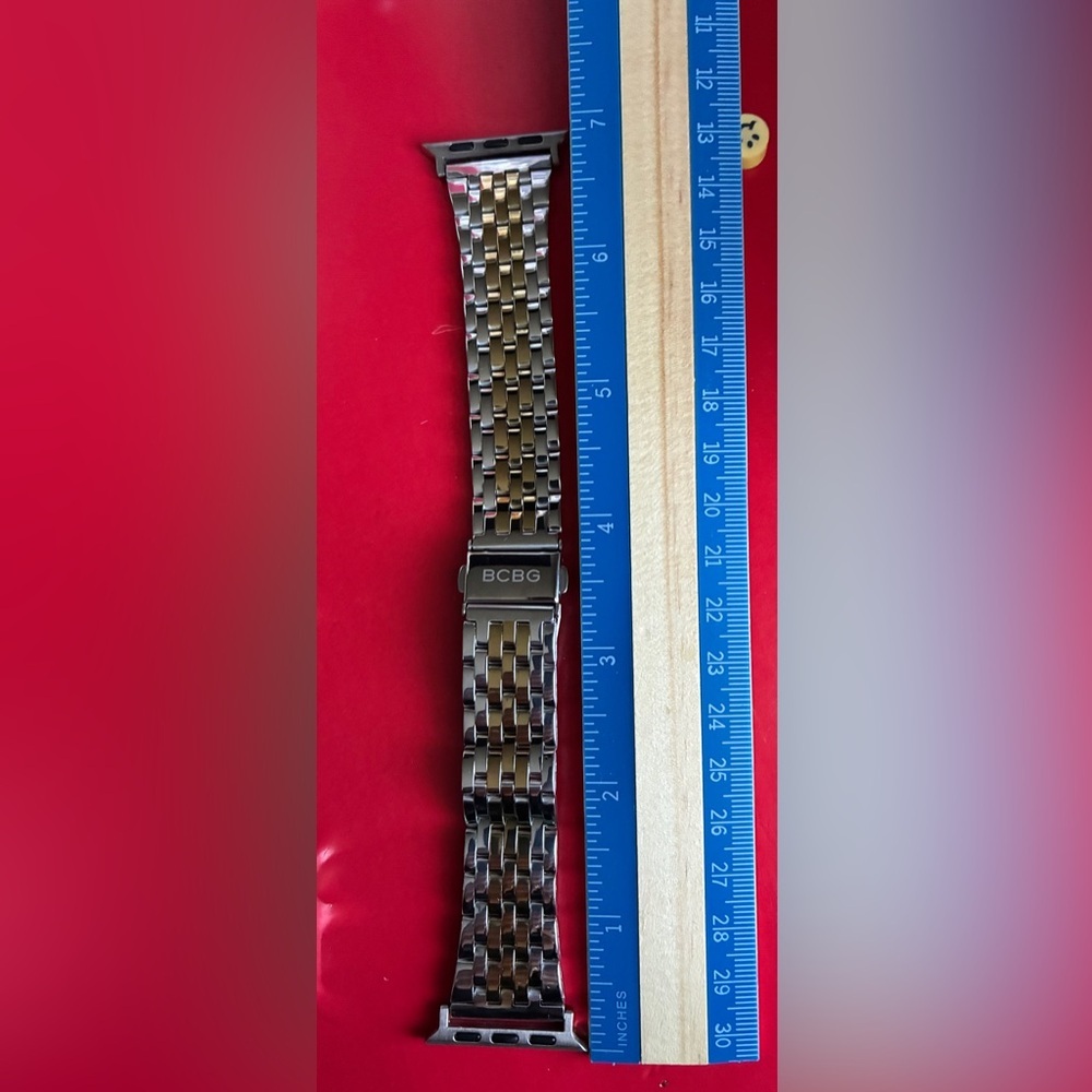 BCBG Two-Tone Metal Watch Band - Picture 6 of 12